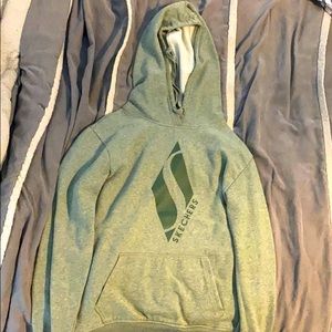 Military green Sketchers hoodie